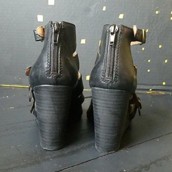 🌼 Lucky Brand Leather Gladiator Sandals - Picture 4 of 8